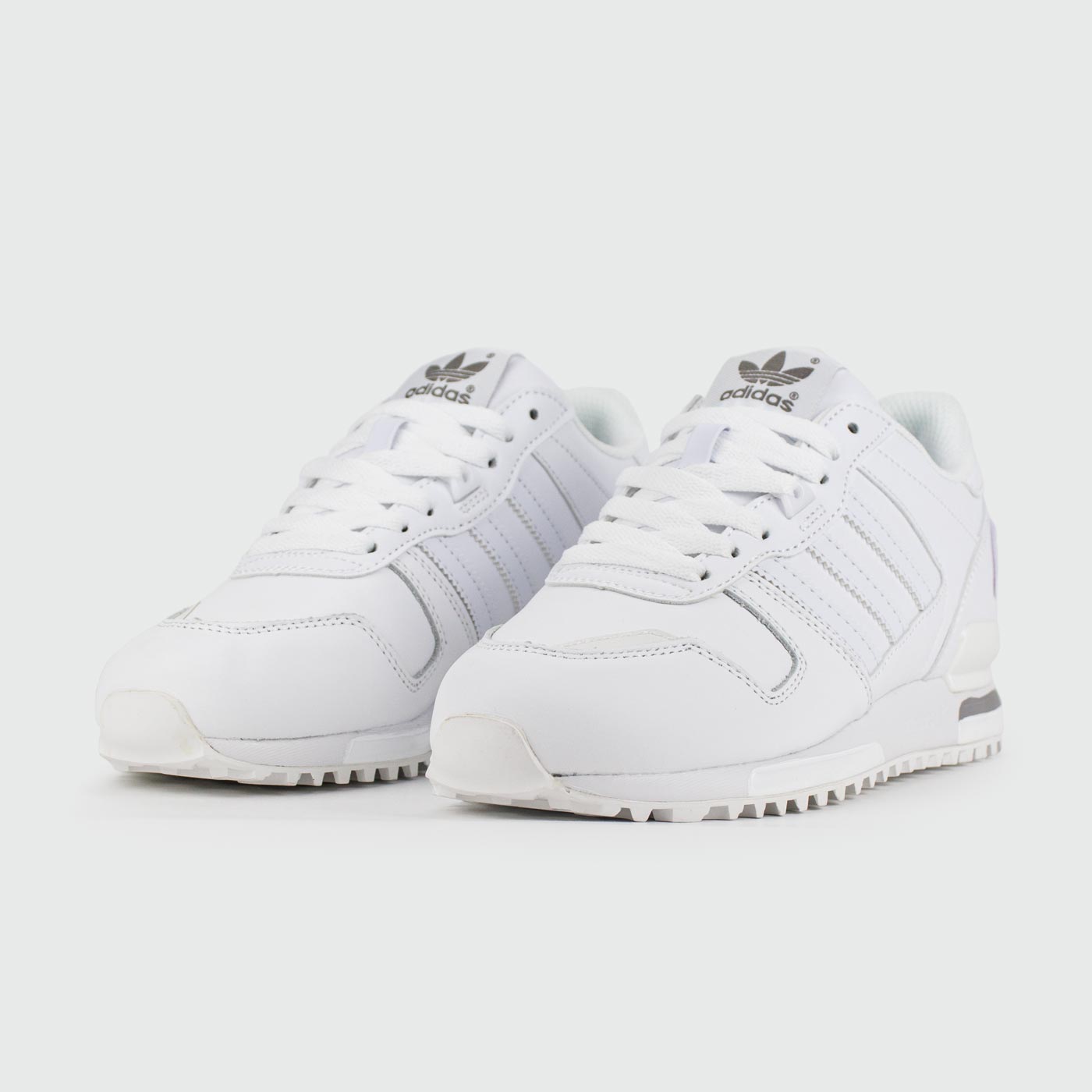 Кроссовки Adidas ZX 700 Leather Triple White Wmns