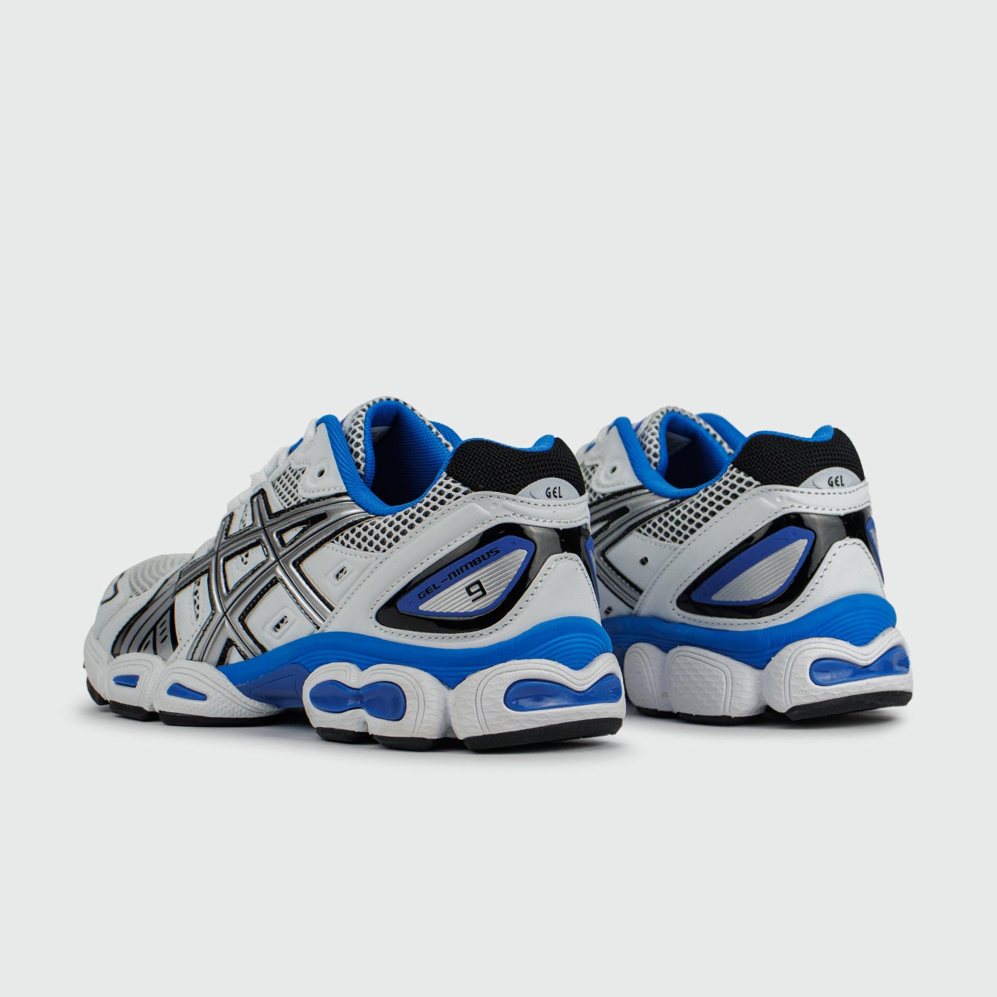 Кроссовки Asics Gel-Nimbus 9 White Blue Кроссовки Asics Gel-Nimbus 9 White Blue