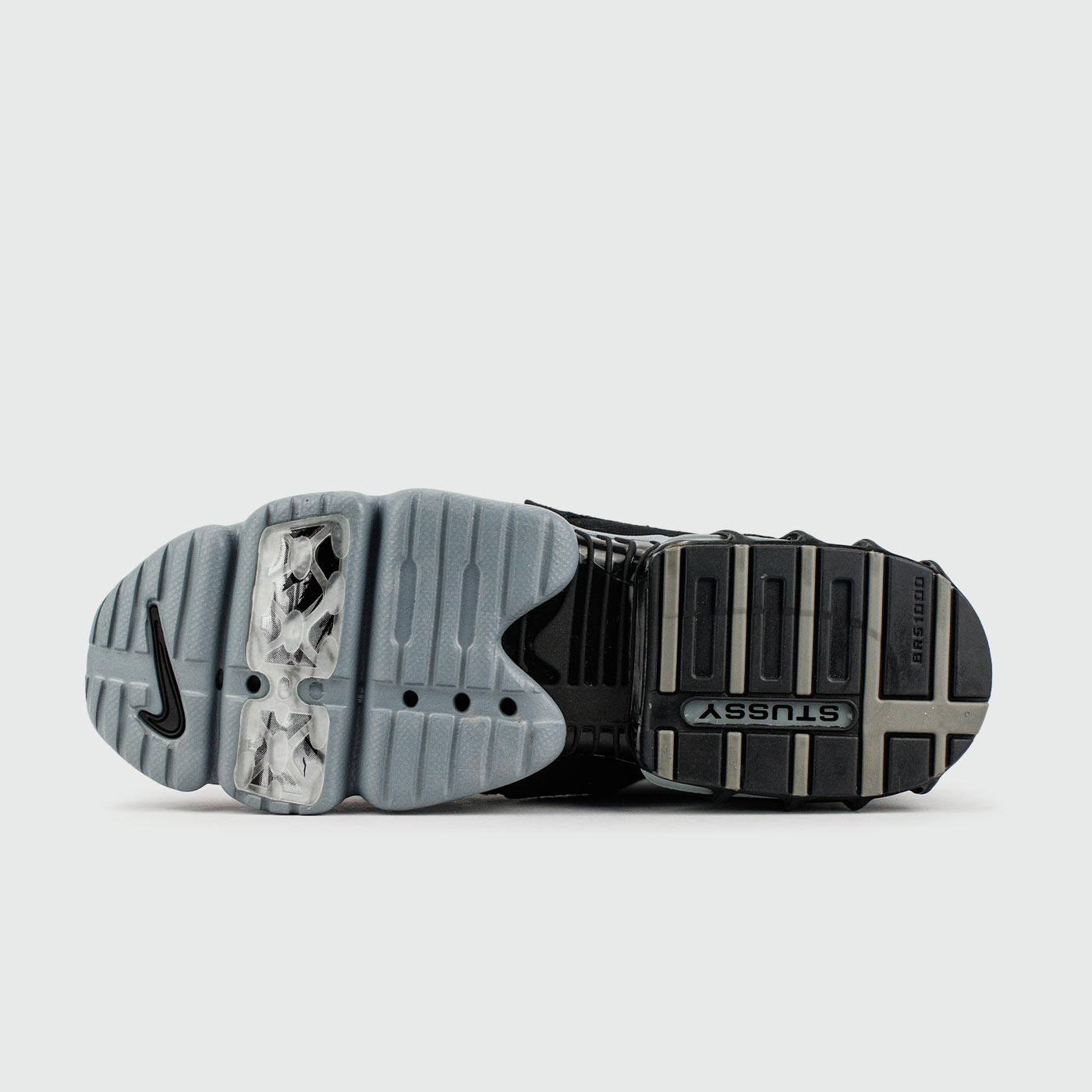 Кроссовки Nike Air Zoom Spiridon Cage 2 x Stussy Black Grey Wmns Кроссовки Nike Air Zoom Spiridon Cage 2 x Stussy Black Grey Wmns