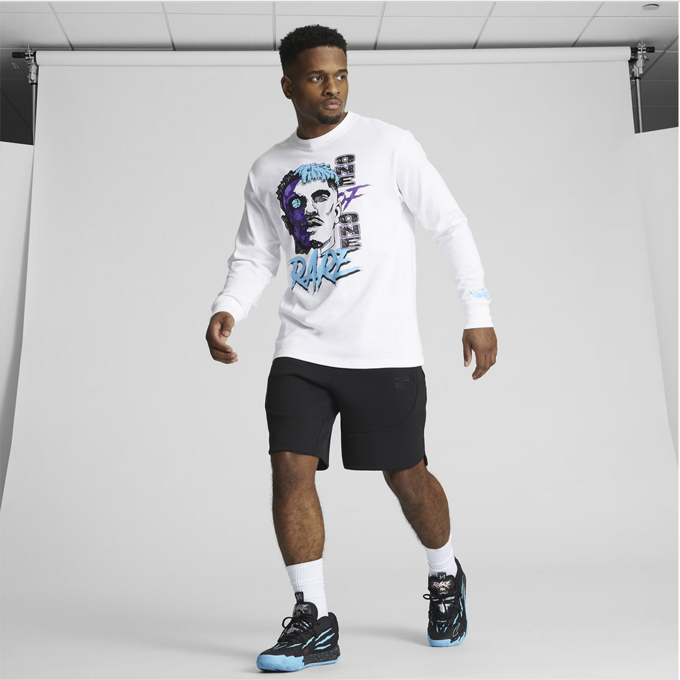 Кроссовки Puma MB.03 Black Blue Кроссовки Puma MB.03 Black Blue