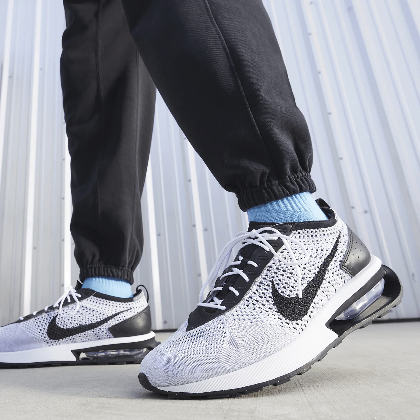 Кроссовки Nike Air Max Flyknit Racer Grey White Кроссовки Nike Air Max Flyknit Racer Grey White