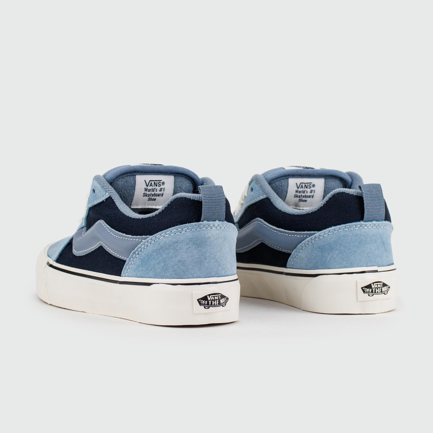 Кеды Vans Knu Skool Light Blue / White Wmns Кеды Vans Knu Skool Light Blue / White Wmns