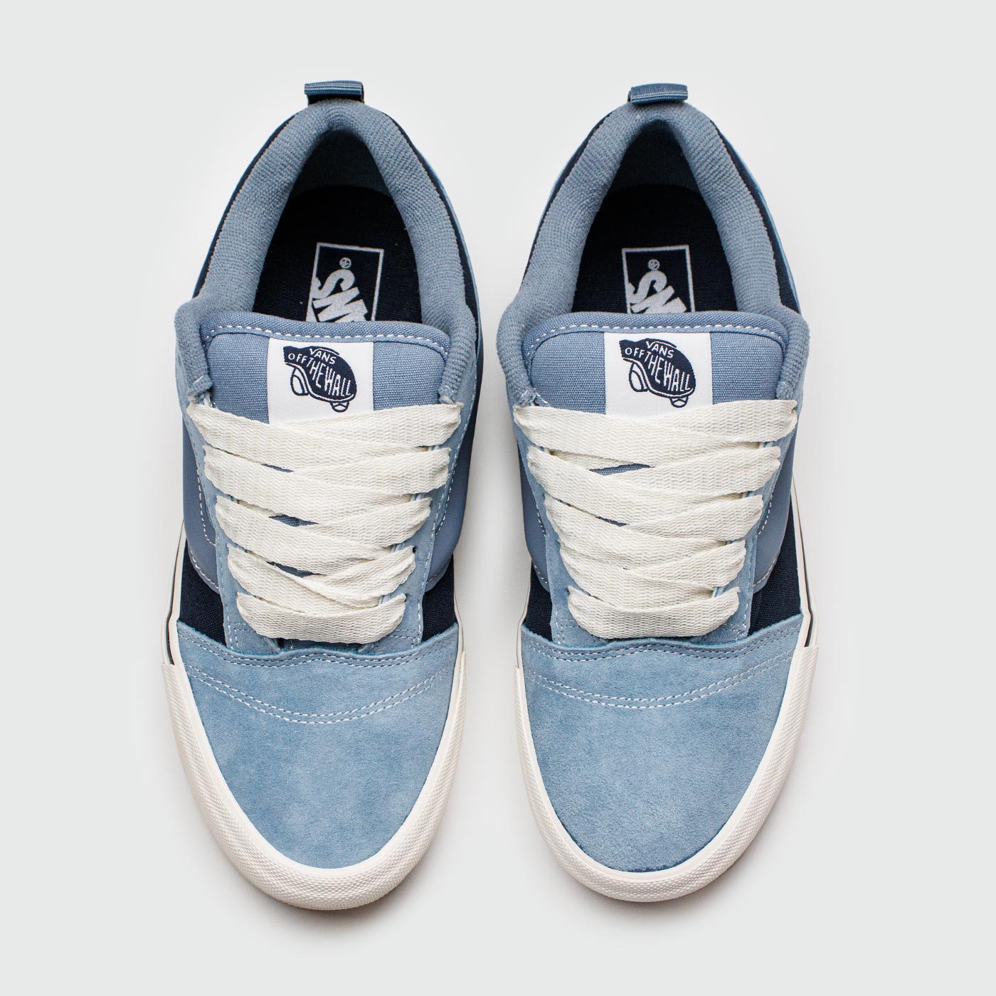 Кеды Vans Knu Skool Light Blue / White Wmns Кеды Vans Knu Skool Light Blue / White Wmns