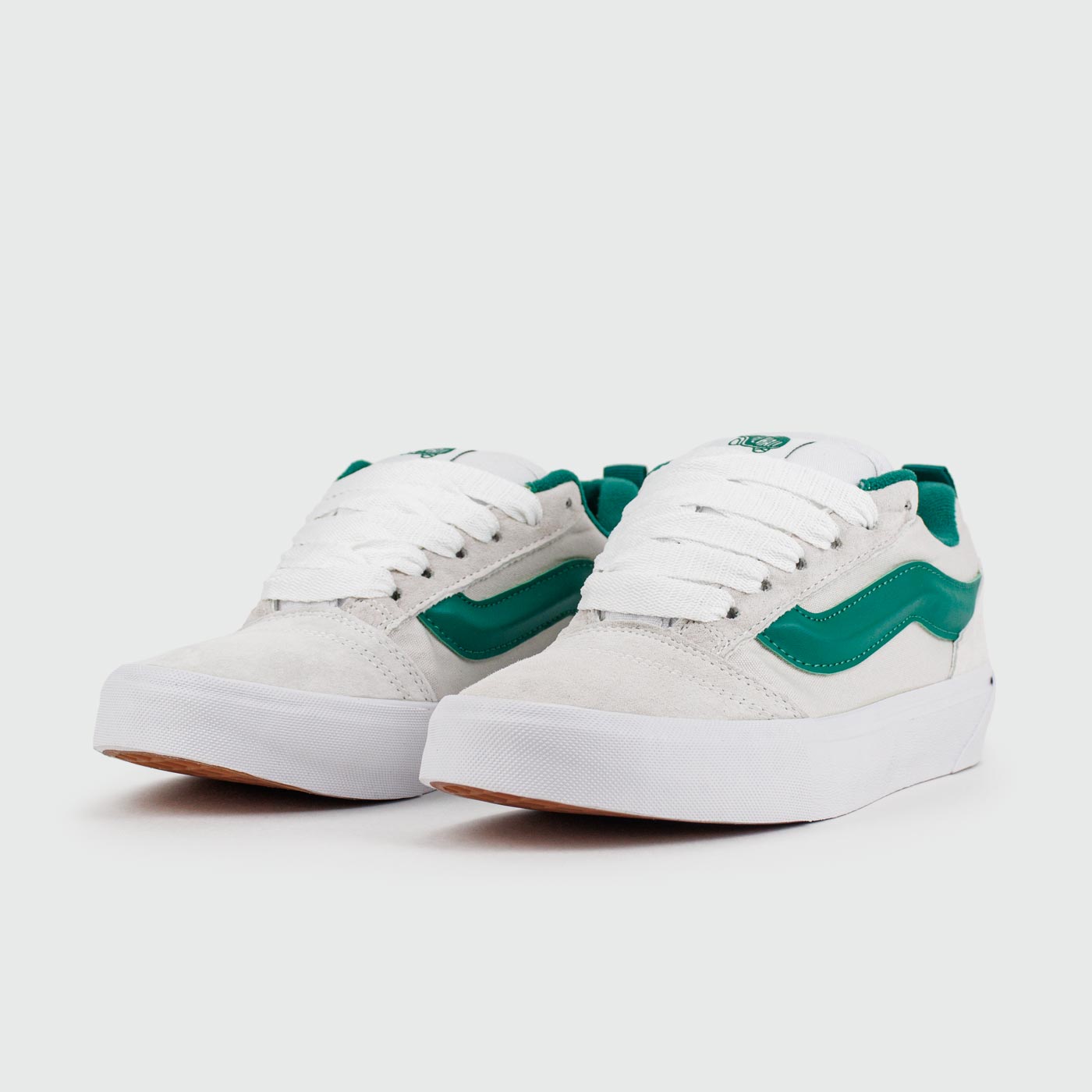 Кеды Vans Knu Skool Light Grey / Green Wmns Кеды Vans Knu Skool Light Grey / Green Wmns