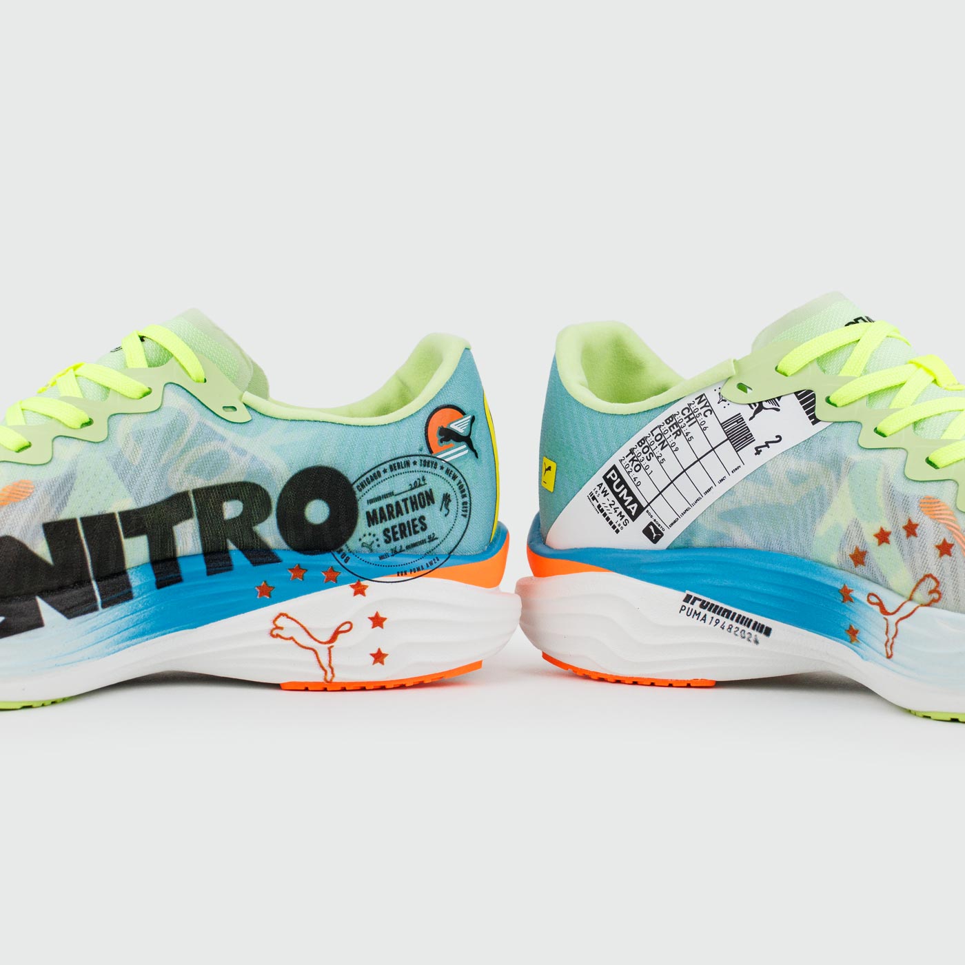 Кроссовки PUMA Deviate NITRO Elite 3 Green White Кроссовки PUMA Deviate NITRO Elite 3 Green White