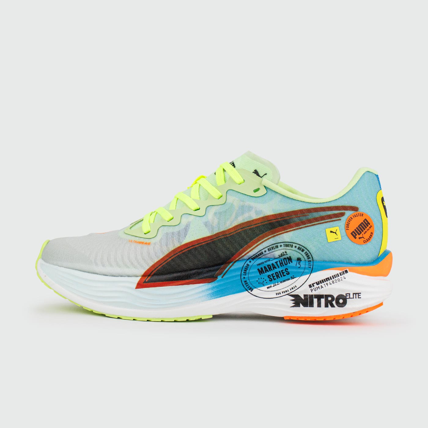 Кроссовки PUMA Deviate NITRO Elite 3 Green White Кроссовки PUMA Deviate NITRO Elite 3 Green White