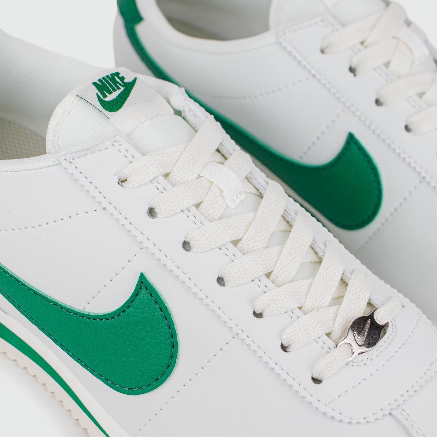 Кроссовки Nike Cortez Classic Leather White Green