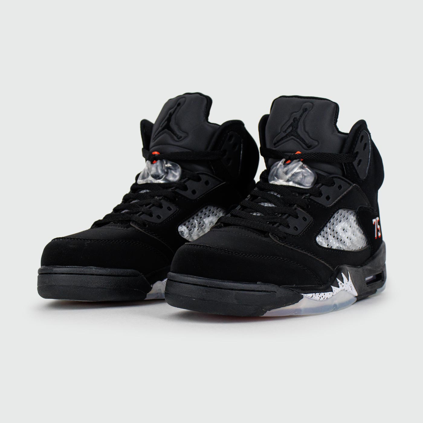 Кроссовки Air Jordan 5 Black Silver x PSG