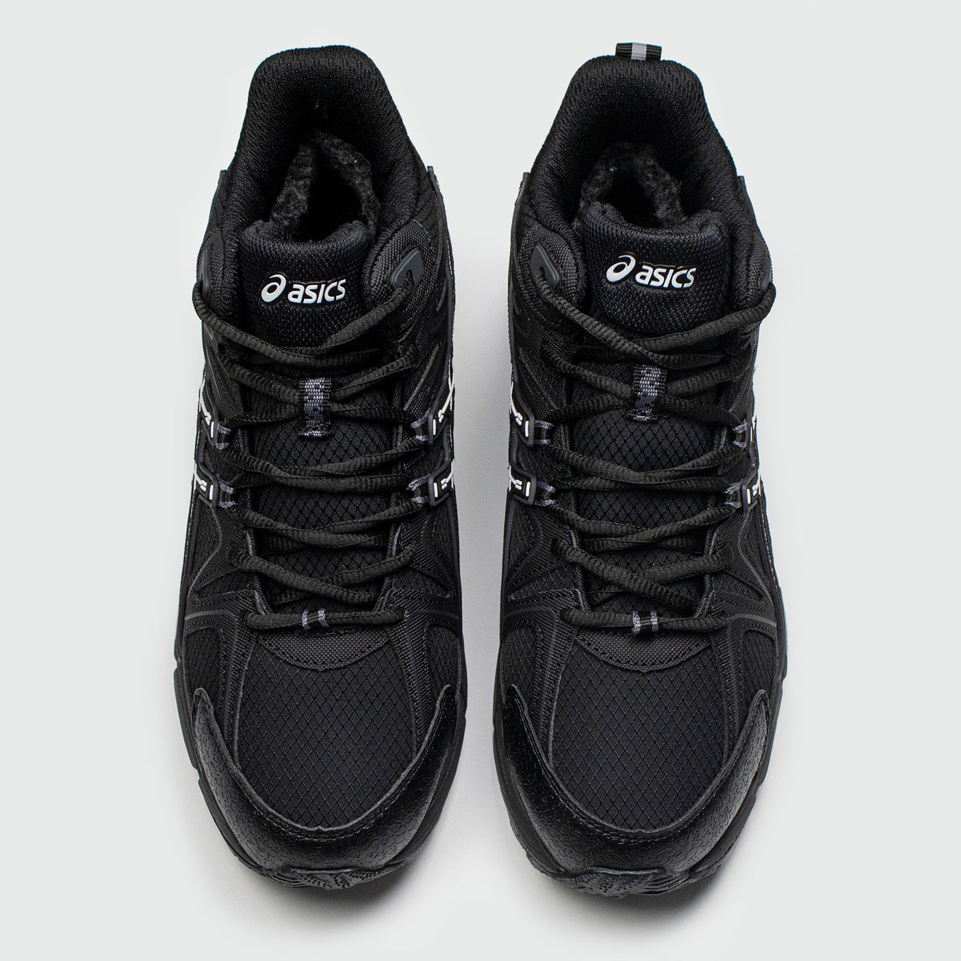 Кроссовки Asics Gel-Kahana 8 Mid Black Grey Wmns with Fur Кроссовки Asics Gel-Kahana 8 Mid Black Grey Wmns with Fur