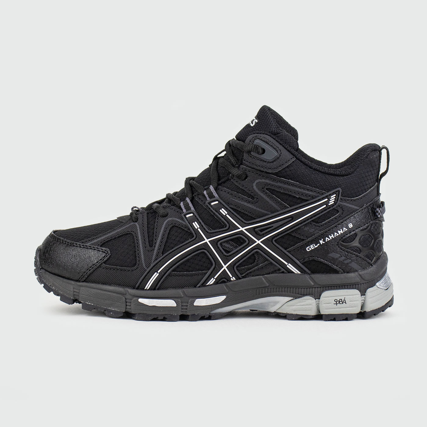 Кроссовки Asics Gel-Kahana 8 Mid Black Grey Wmns with Fur Кроссовки Asics Gel-Kahana 8 Mid Black Grey Wmns with Fur