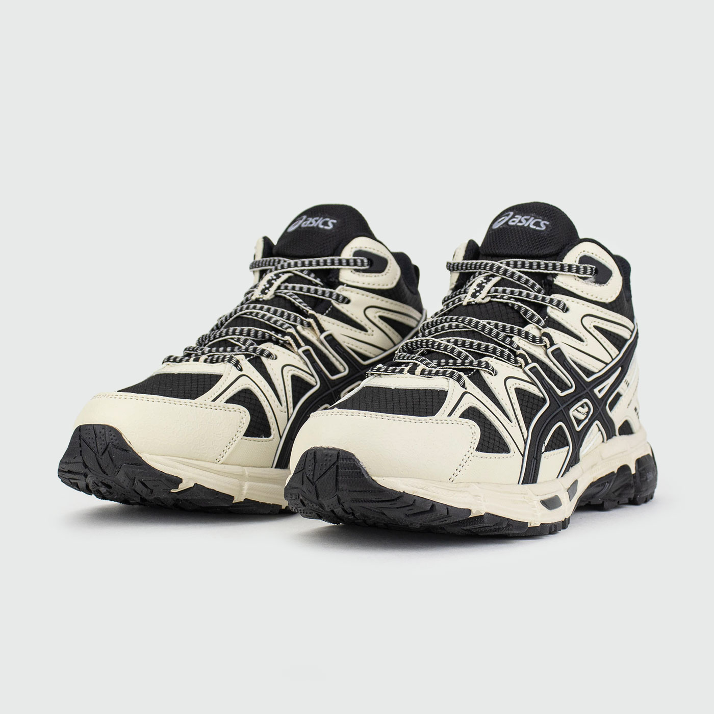 Кроссовки Asics Gel-Kahana 8 Mid White Black Wmns with Fur Кроссовки Asics Gel-Kahana 8 Mid White Black Wmns with Fur