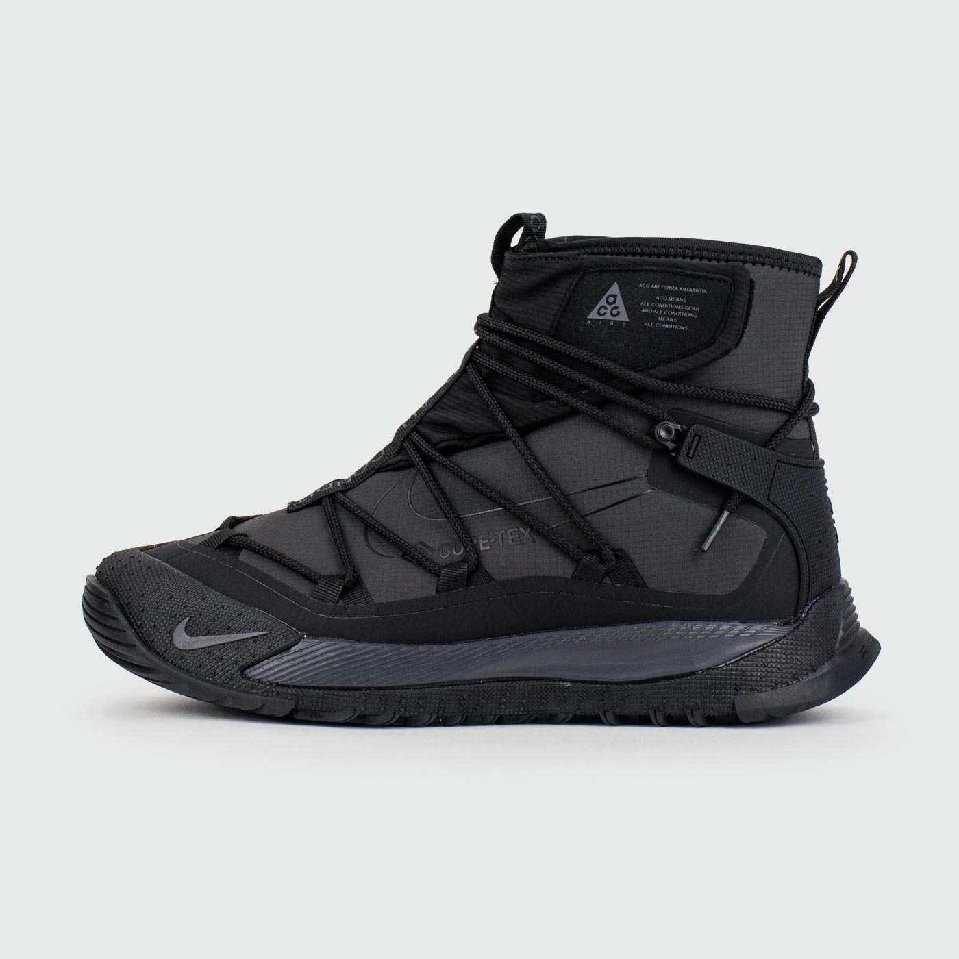 Кроссовки Nike ACG Terra Antarktik Grey Black with Fur Кроссовки Nike ACG Terra Antarktik Grey Black with Fur