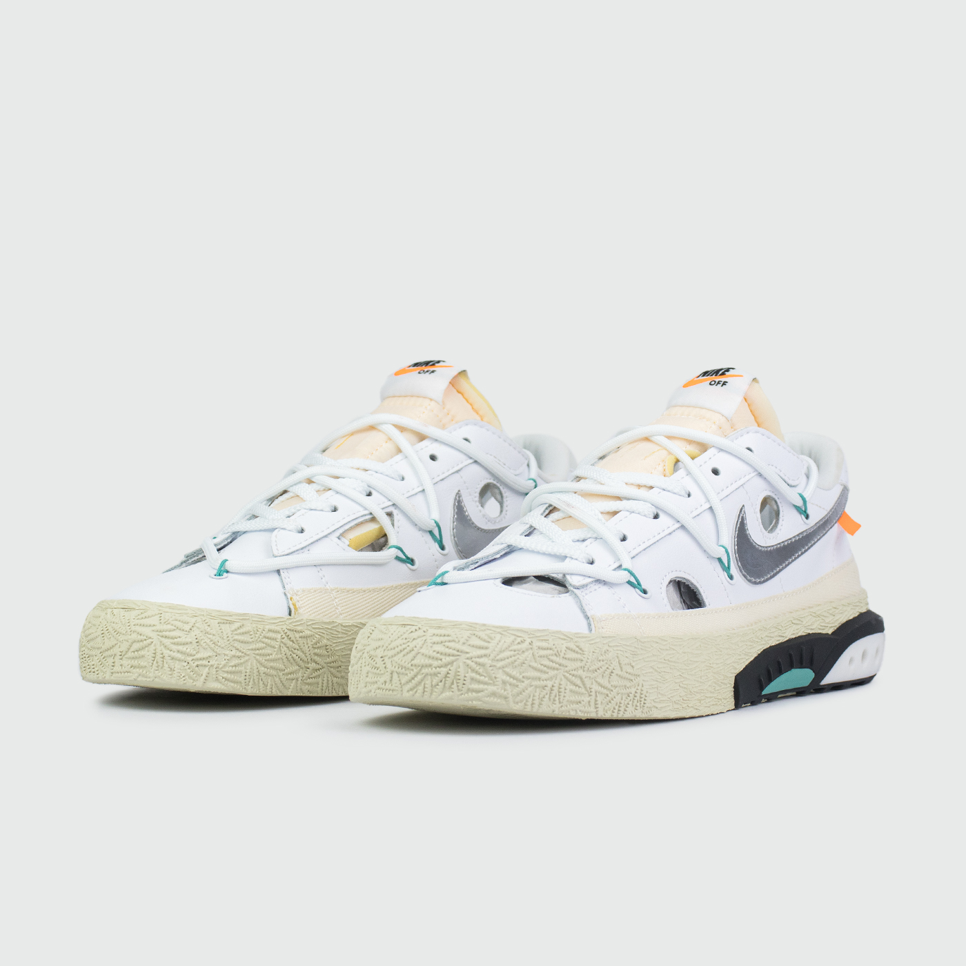 Кроссовки Nike Blazer Low x Off-White White