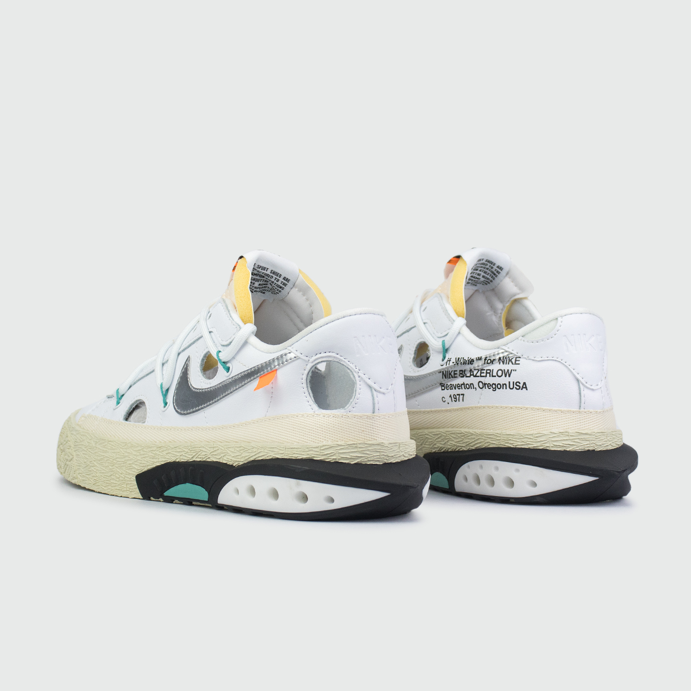 Кроссовки Nike Blazer Low x Off-White White