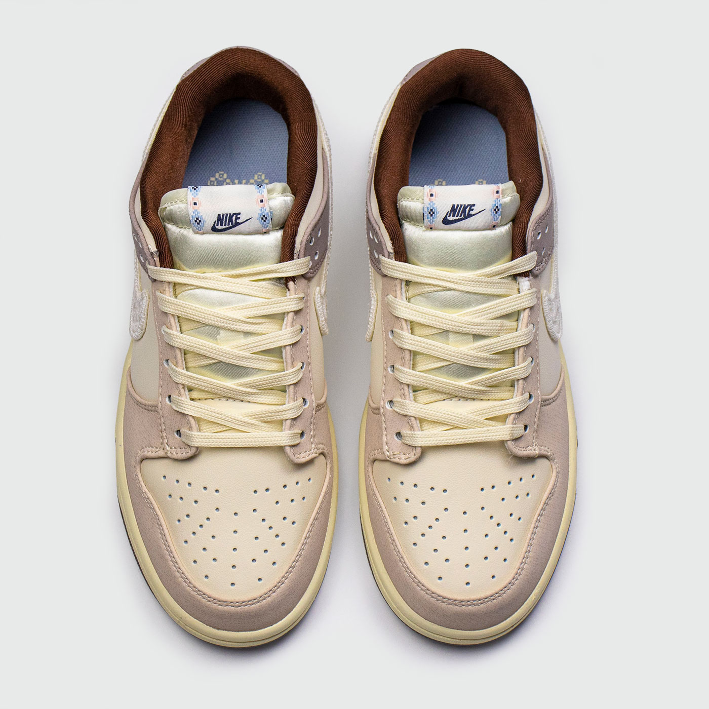 Кроссовки Nike Dunk Low Cream / Violet Wmns