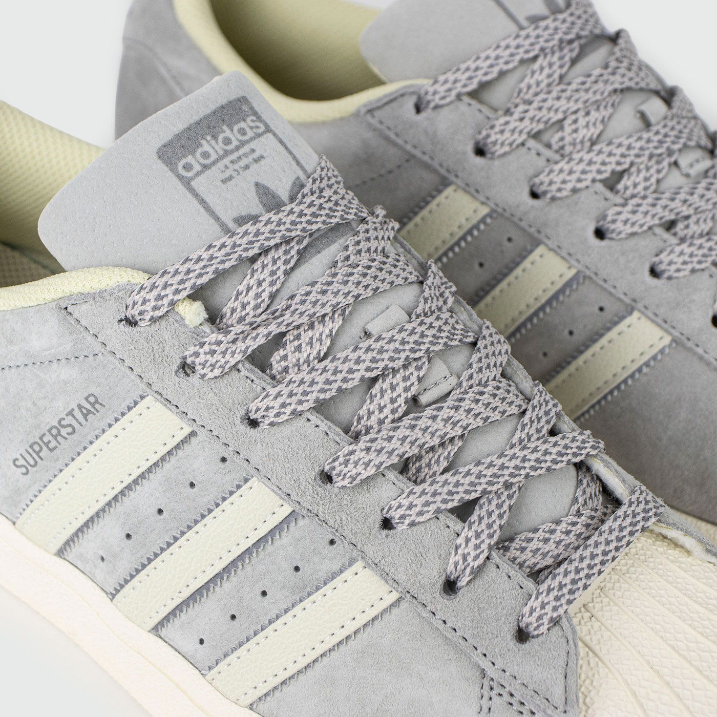 Кроссовки Adidas Superstar x RC Grey Suede