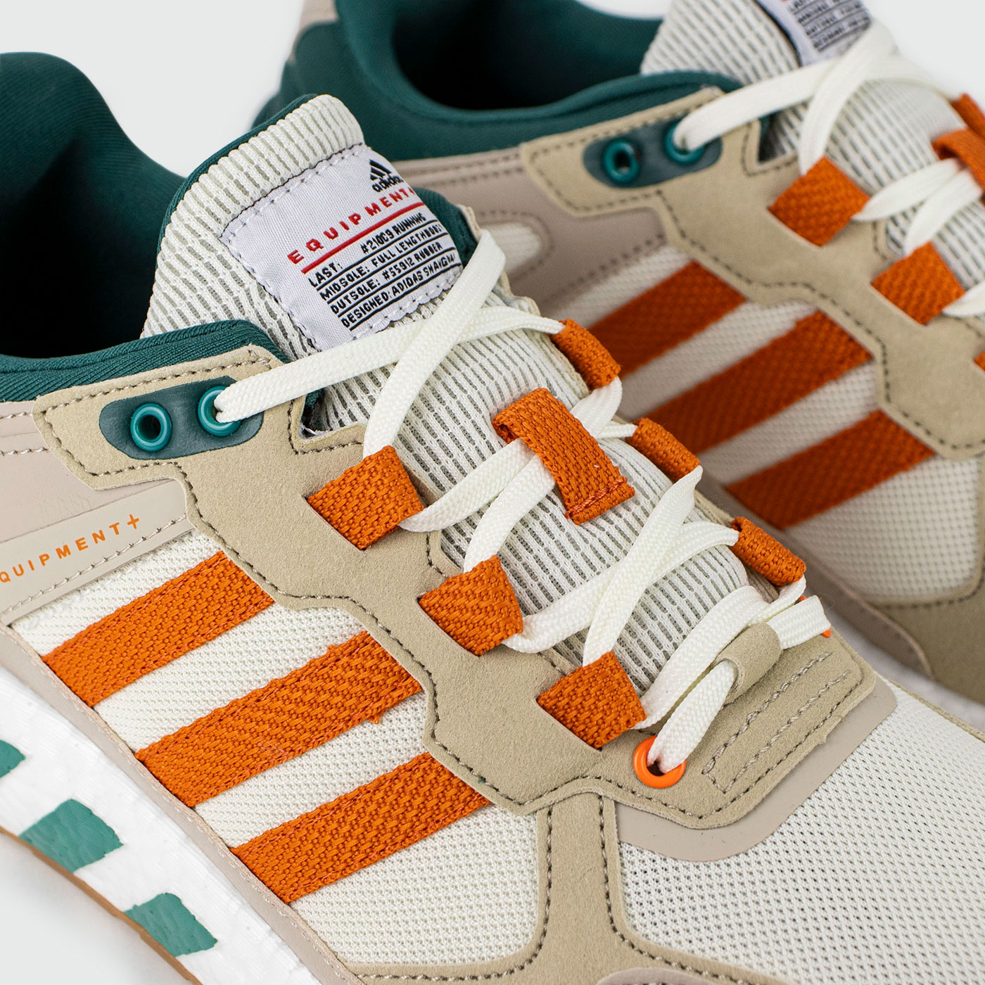 Кроссовки Adidas Equipment+ Gray Orange Green