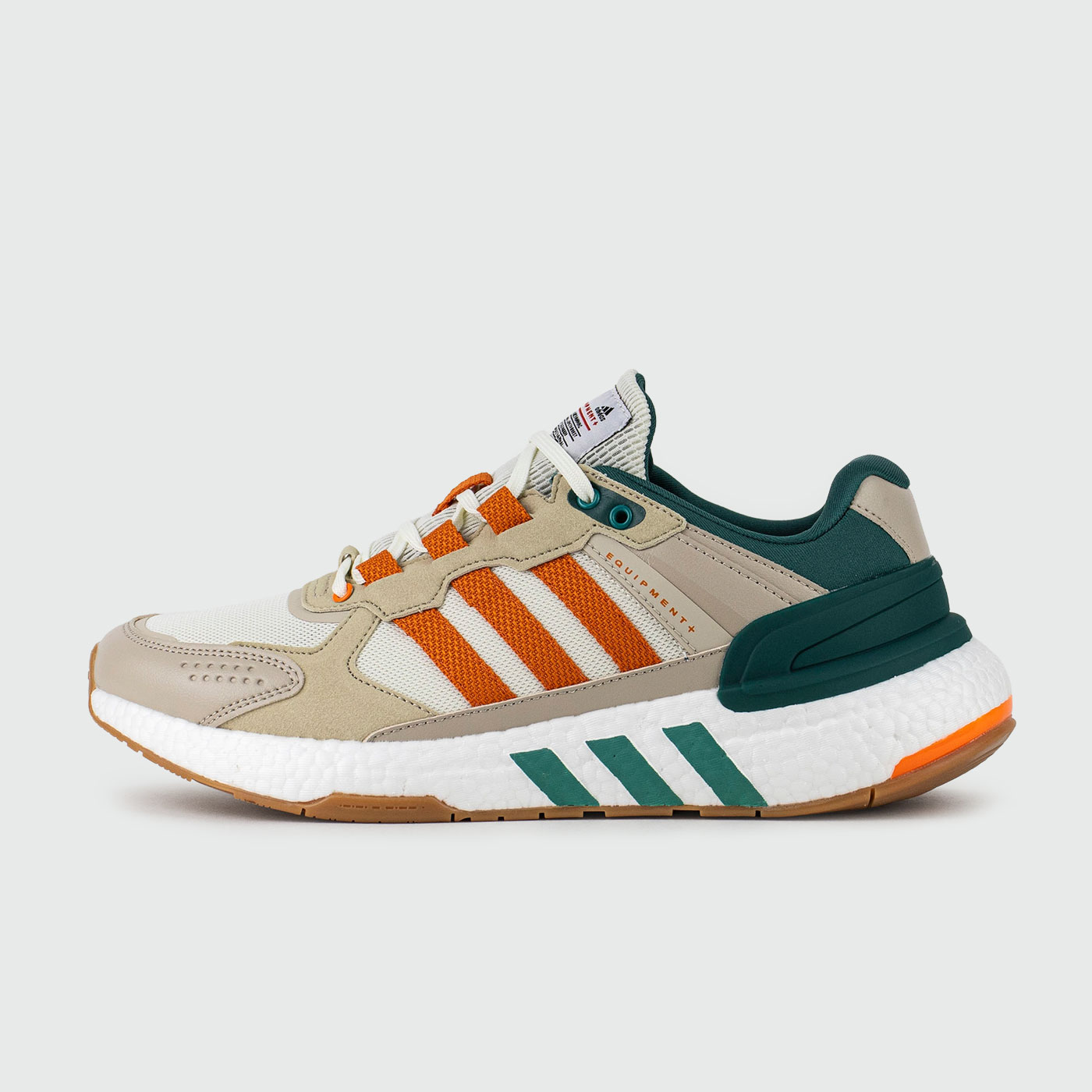 Кроссовки Adidas Equipment+ Gray Orange Green