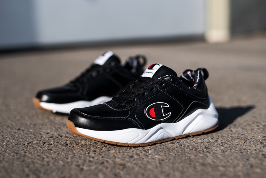 champion 93 eighteen black suede